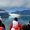 Approcahing the San Rafael Glacier in Chile